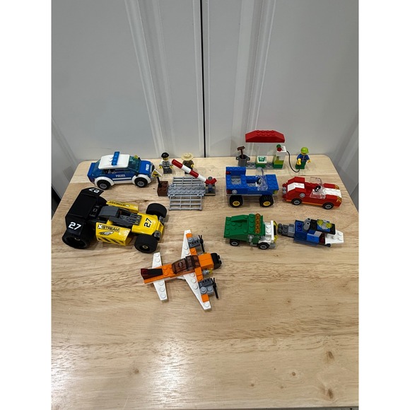 Lego Other - Bundle Lot of 6 LEGO Prebuilt Sets Cars Plane Trucks